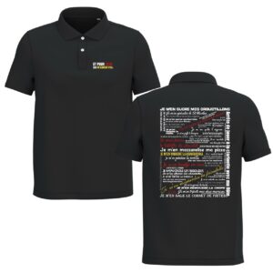 POLO IMPRIME PHRASE MYTHIQUE